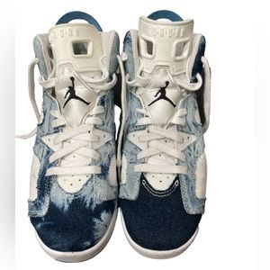 Jordan 6.5 Retro Washed Denim Wht/Dutch Blue-Citron Tint